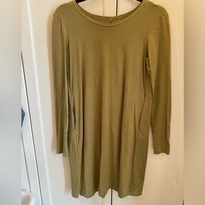 Olive green dress